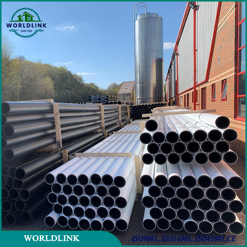 Co-Extruded White HDPE Pipes