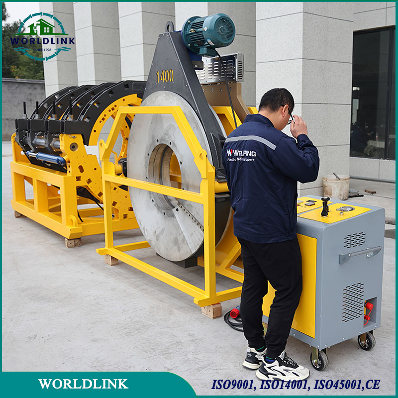 Machine de Soudage par Fusion à Chaud Hydraulique Semi-Automatique 400-1400