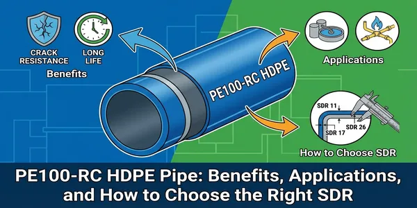 PE100-RC HDPE管道:优势、应用及如何选择合适的SDR