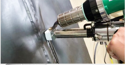 Plastic extrusion welding gun BGT-600E/600F/610E for sheet metal welding 