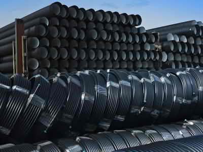 HDPE Silicon Core Pipes and Fitting