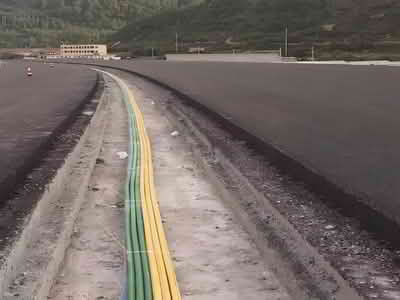 HDPE Silicon Core Pipes and Fitting is used in communication network 