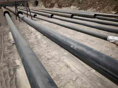 HDPE water pipe is used in the field of industrial water transmission