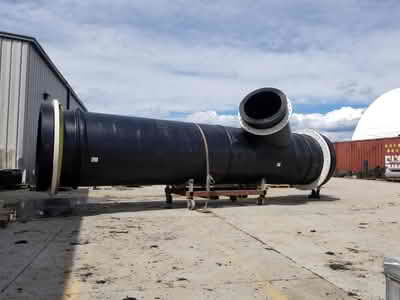 HDPE welded pipe fittings for municipal water supply systems 