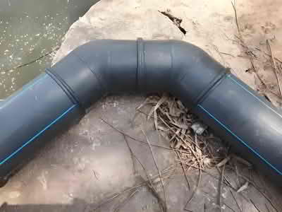 HDPE hot melt pipe fittings are used in industrial piping systems