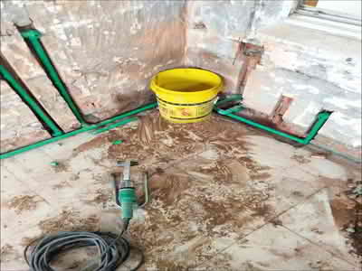 Hot melt socket welding machine is used in drainage pipe system