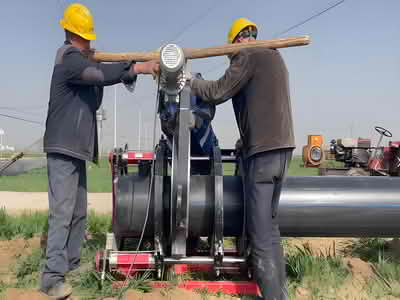 HDPE lathe processing pipe fittings for industrial piping systems HDPE lathe processing pipe fittings for power communication