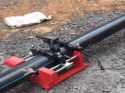 Manual hot melt butt welding machine used in water supply system 