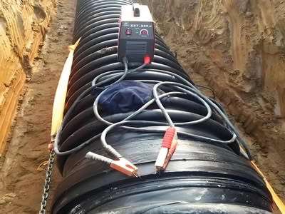 Carat Structured Wall HDPE pipe