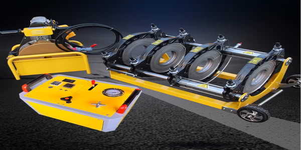 Châssis soudé robuste, poignée en métal et roues en caoutchouc