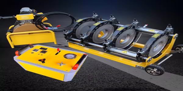 Châssis robuste, base soudée, poignées métalliques, roues en caoutchouc