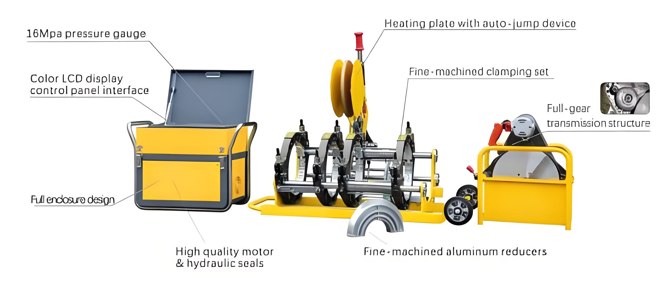 Automatic Hydraulic Butt Fusion Welding Machine 90-355